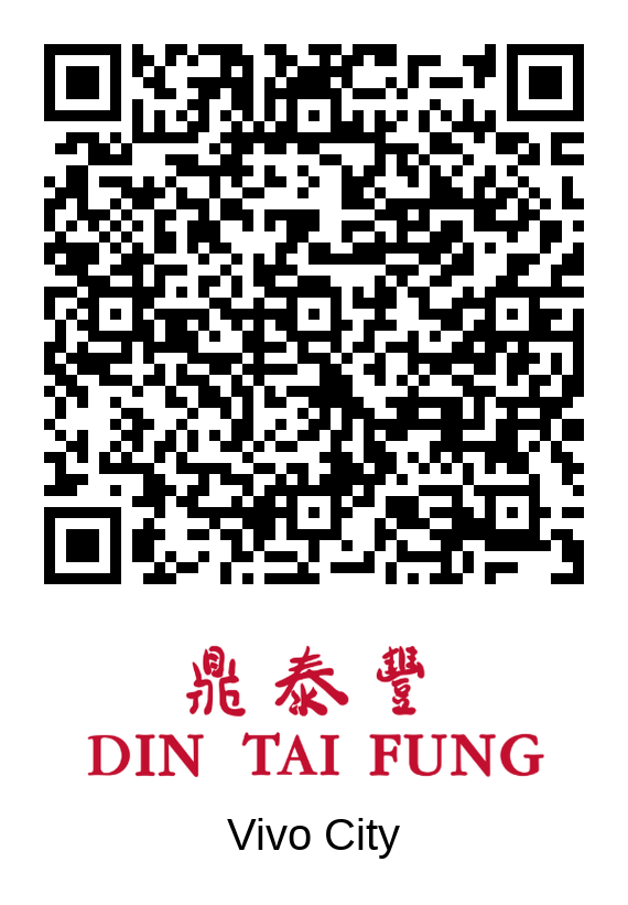 Din Tai Fung VivoCity queue QR code