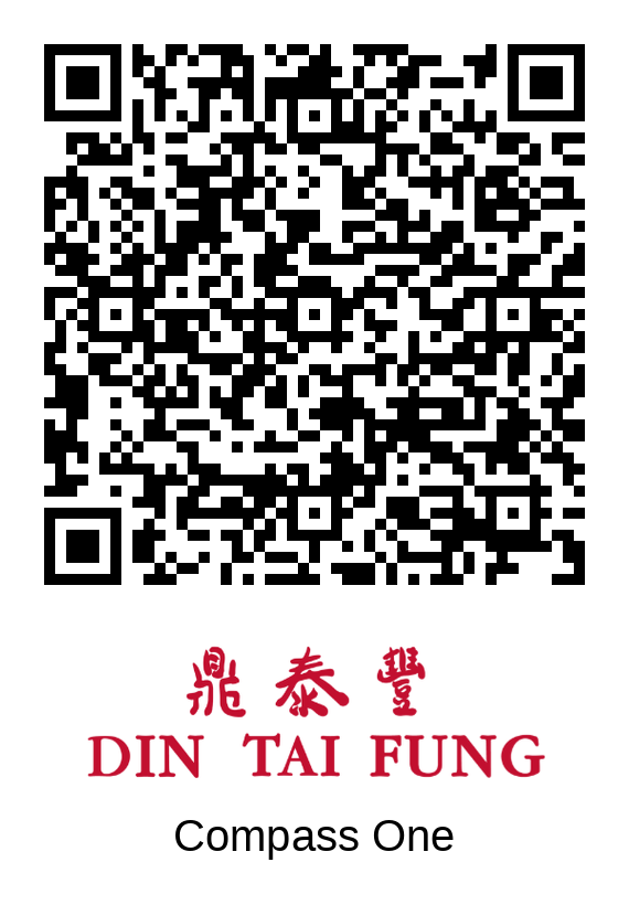 Din Tai Fung Compass One queue QR code