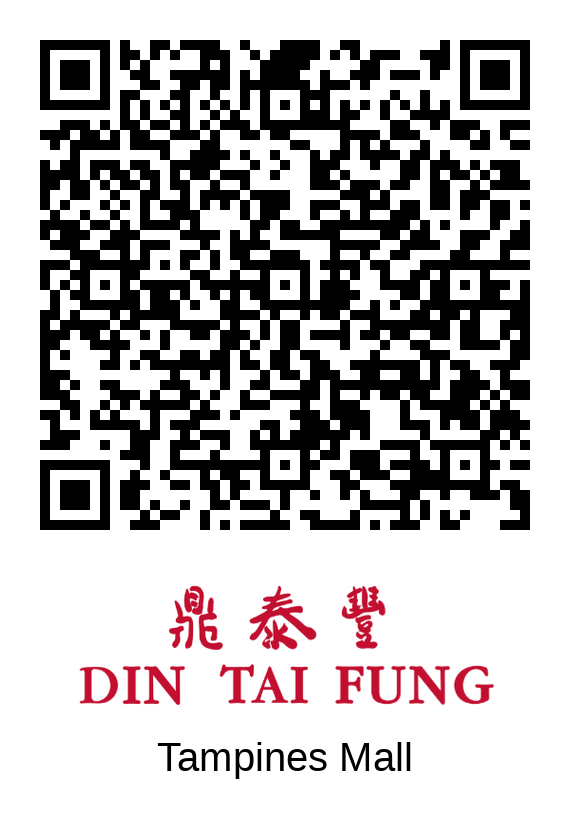 Din Tai Fung Tampines Mall queue QR code