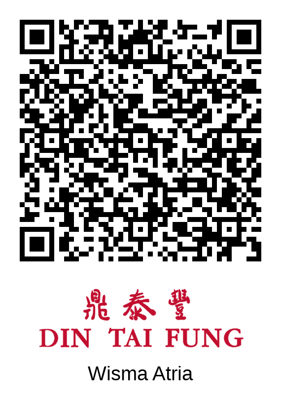 Din Tai Fung Wisma Atria queue QR code