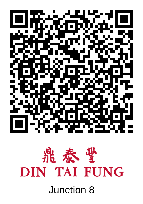 Din Tai Fung Junction 8 queue QR code